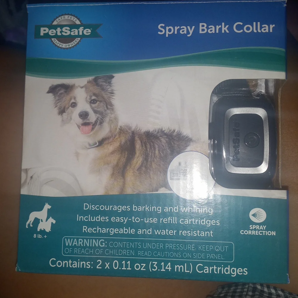 PetSafe Spray Bark Dog Collar, Automatic No Bark Device for Dogs 8 lb. and Up -